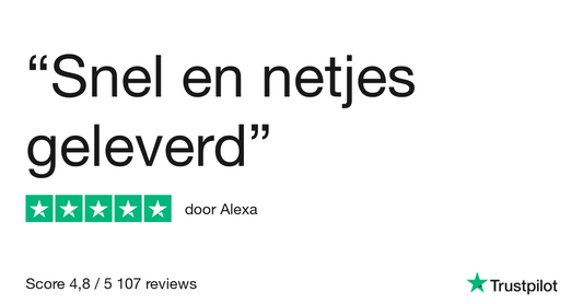 Snel en netjes geleverd