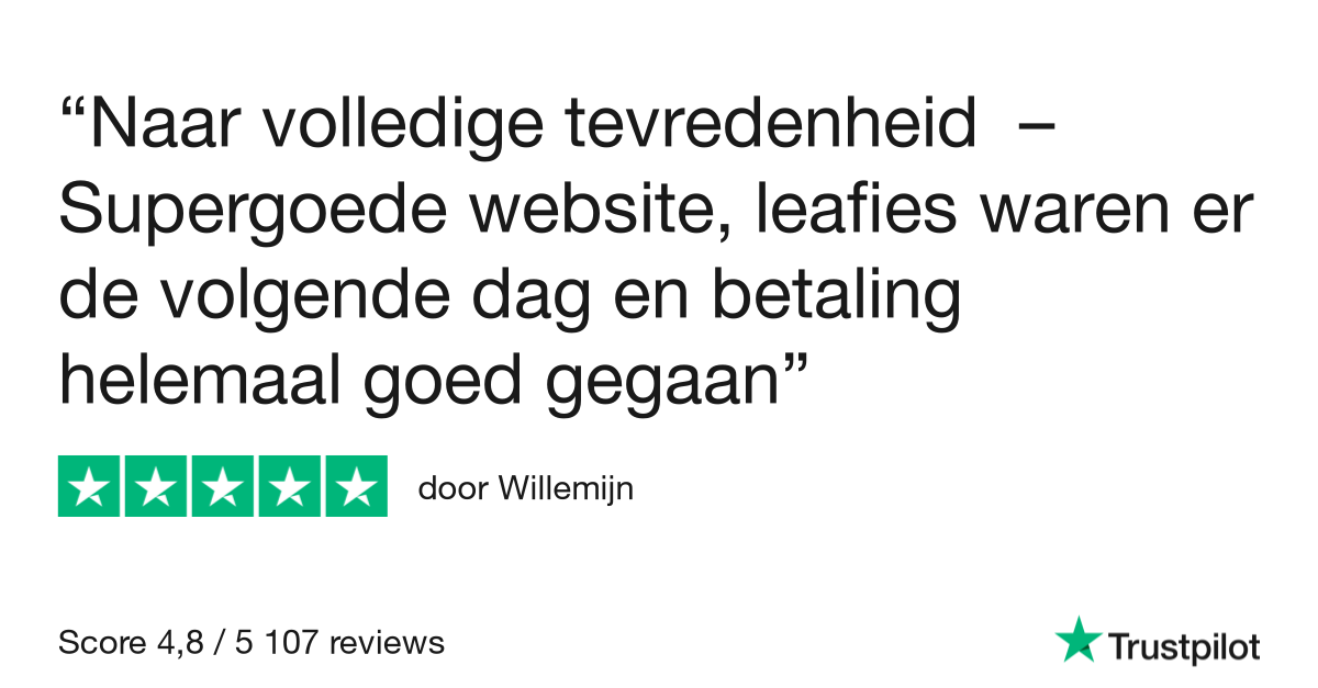 Naar volledige tevredenheid