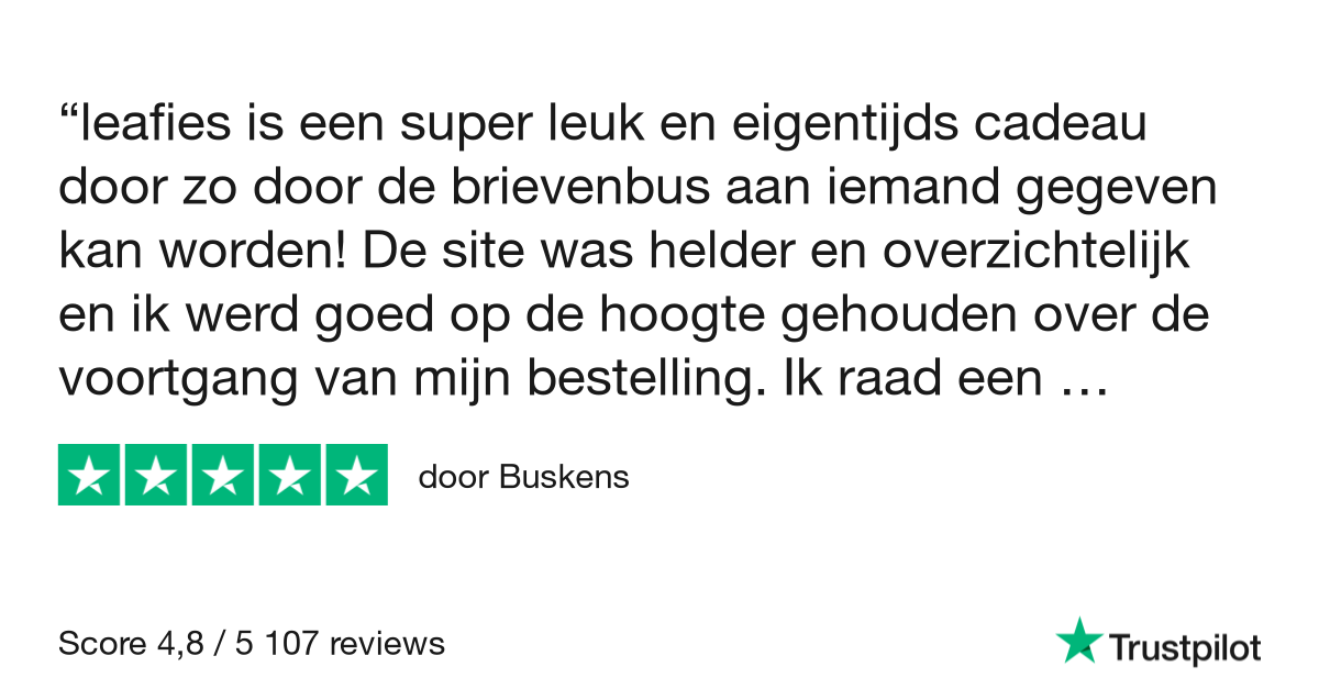 leafies is een super leuk en eigentijds…