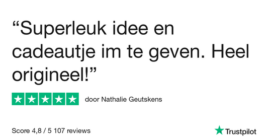 Superleuk idee en cadeautje im te…