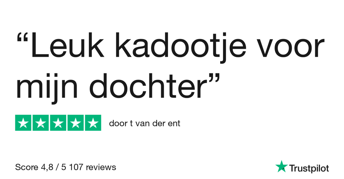 Leuk kadootje voor mijn dochter