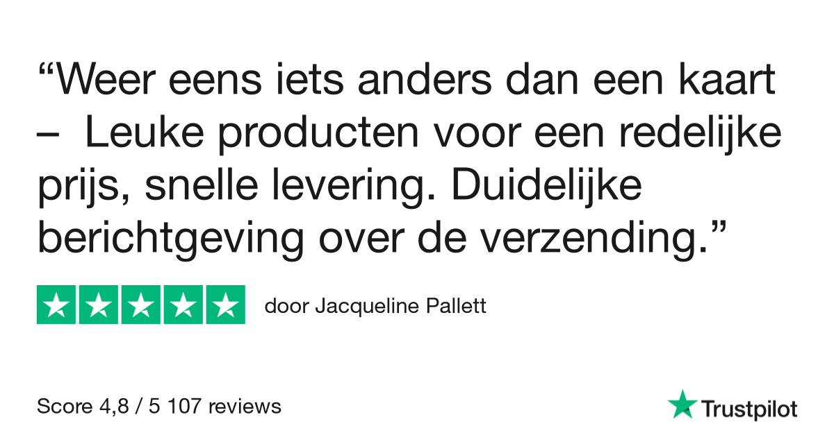 Weer eens iets anders dan een kaart